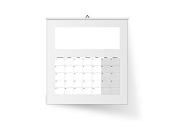 Kalendarze listwowane B2